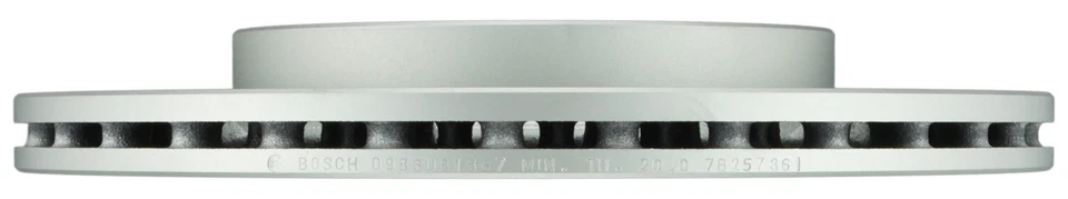 Rotor de freno de disco trasero para Volvo XC70 2008-2016 Bosch QuietCast 2009 2010 2011 Foto 4 de 4