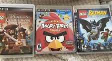 Lego Pirates of the Caribbean, Batman The Videogame, Angry Birds- Playstation 3