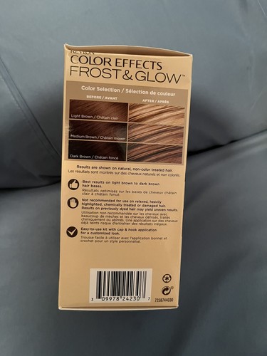 Revlon Color Effects Frost & Glow HONEY Hair Highlighting Kit Ammonia Free NEW - Picture 4 of 5