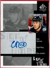 2020-21 SP AUTHENTIC CAM ATKINSON SIGN OF THE TIMES RETRO AUTO RSOTT-CA RARE