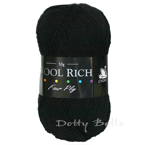 Cygnet TRULY WOOL RICH SOCK Yarn 4 ply Knitting Crochet Print 50g 100g Ball - Picture 36 of 36