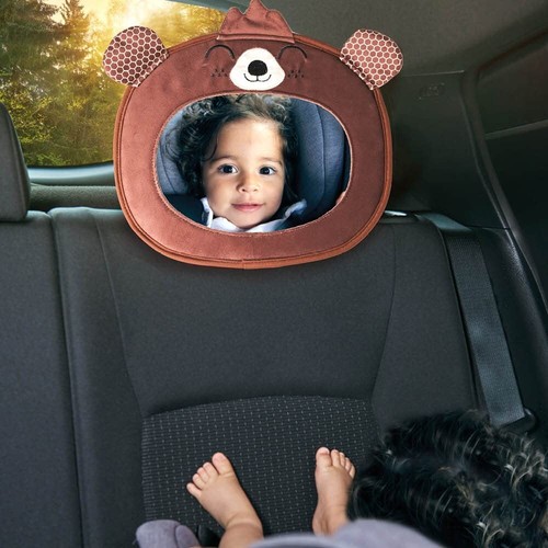 New Diono Baby rear View bear Shatterproof Car Mirror - Picture 3 of 8