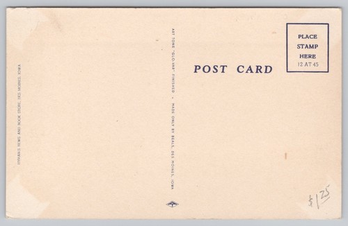 Soldiers and Sailors Monument Des Moines IA Iowa Postcard - Picture 2 of 2