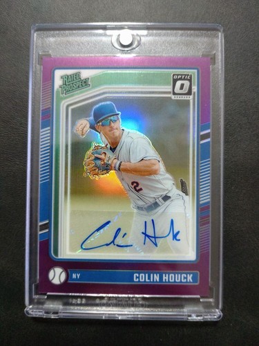 Óptica de novato con clasificación Topps 2024 Colin Houck New York Yankees automática/49 #118 - Imagen 13 de 24