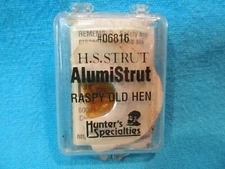 #06816 H.S.STRUT ALUMISTRUT RASPY OLD HEN WILD TURKEY DIAPHRAM CALL