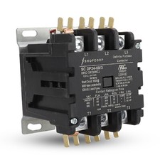 AC Contactor 60 Amp 75 RES 3 Pole 24V Coil – Definite Purpose UL Listed