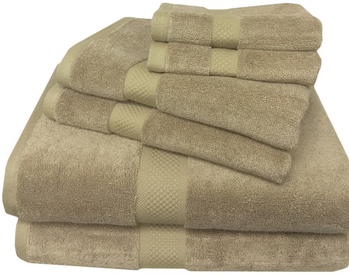 Luxury Bamboo Towels 6 Piece Super Soft Bamboo Cotton Blend - Picture 4 of 9