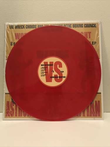 Bad Astronaut Vs Armchair Martian War Of The Worlds Red Colored 12" Vinyl Record - Picture 1 of 6