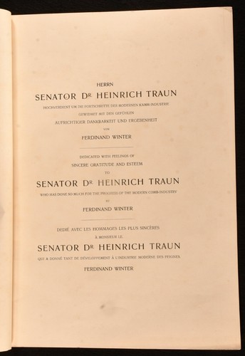 1906 Die Kamme All Zeit von der Steinzeit to to usine Gegenreff Frederick Win...