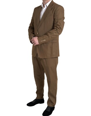 【DOLCE&GABBANA】ターリントン タキシード ブレザー DOLCE & GABBANA Suit TAORMINA Brown 2Piece Single Breasted