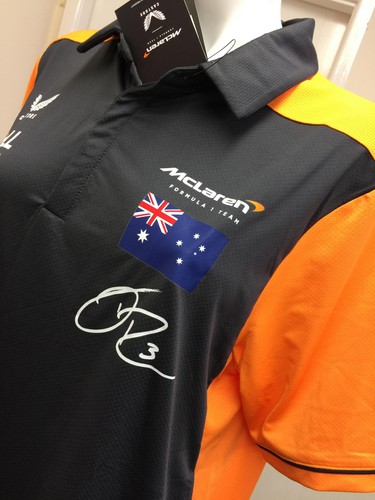 McLaren F1 2022 Adults Replica Drivers Polo Daniel Ricciardo Large - Picture 9 of 9