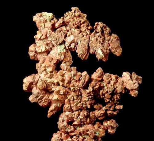 ¡Cristales de cobre nativos!!! - KAZAJSTÁN PROVINCIA DE KARAGANDÍA MINA ITAUZ /pa060 - Imagen 7 de 10