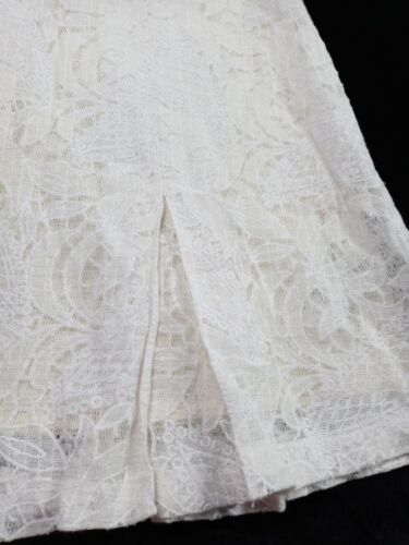 DKNY White Lace Girls Fancy Sleeveless Dress Size Large or 14 Teens Zippers - Picture 2 of 12