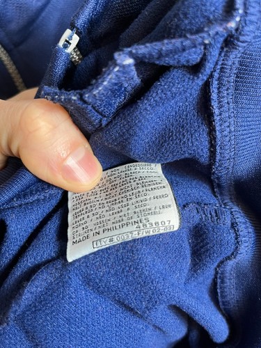 Kappa track jacket mens vintage 90s blue XSMALL - Picture 8 of 9