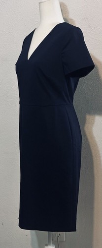 NWT J CREW Size 4 Navy Lined Cap Sleeve Dress Formal Business Old Money - Picture 10 of 14