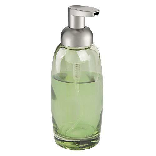 Mdesign Foaming Glass Soap Dispenser Pump For Kitchen Bathroom Vanities - Bathroom Vanity Top Soap Dispenser Mdesign Foaming Glass Soap Dispenser Pump For Kitchen Bathroom Vanities - Bathroom Vanity Top Soap Dispenser