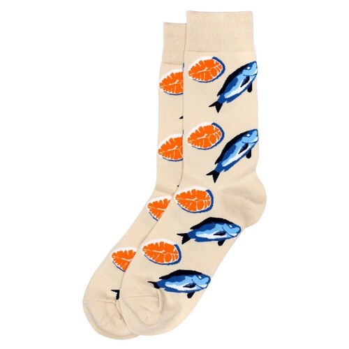 Novelty Funky Quirky Food Takeaway Food Socks Fruit, Fish,Beer Sizes 4-7 or 7-11 - Picture 5 of 21