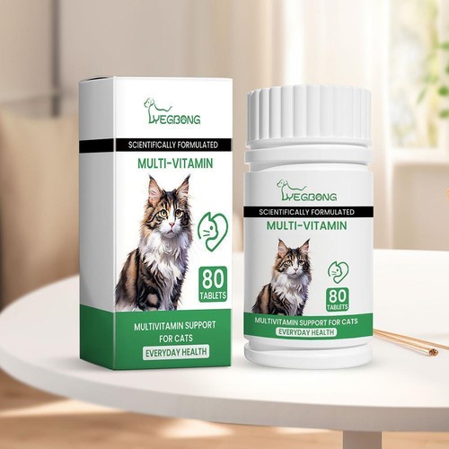 Multi Vitamina Para Gatos, 90 Comprimidos Masticables - Completo Caliente ~ Soporta Z9P6 - Imagen 17 de 18
