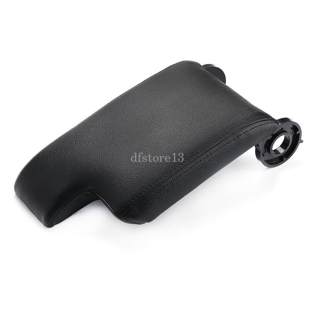 Center Console Lid Armrest Arm Rest Cover Black For BMW E46 3 Series