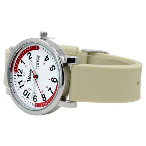 Reloj de enfermería original Blekon - pulsómetro rojo de quince minutos, reloj con correa de silicona - Imagen 158 de 172