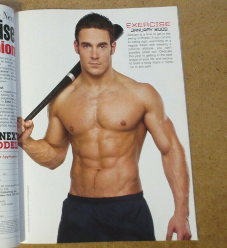 Exercise Magazine Shirtless Male Muscular Gym Jock Hard Body Beefcake MUSCLES - Bild 1 von 11