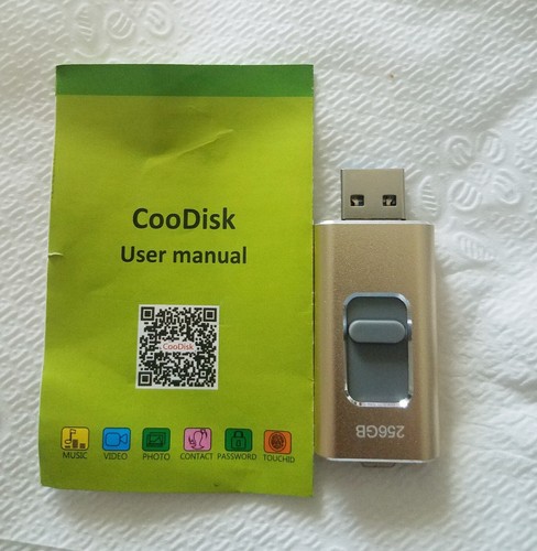 Jonephe 256GB USB Flash Drive for iPhone iOS/Android USB 3.0 Memory Stick 3 i... - Afbeelding 6 van 6