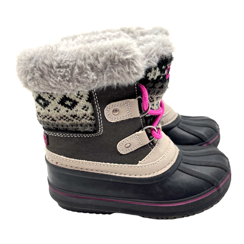 London Fog Mädchen Kleinkind grau Stiefel wasserabweisend Lil Totenham Schuhe - Bild 3 von 7