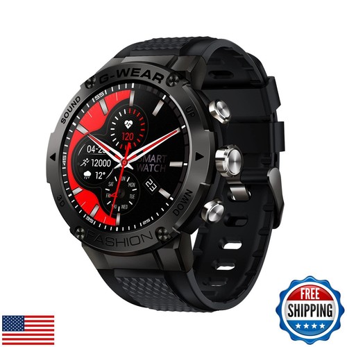 SEDSEY Military Smart Watch for Men TextandCall, 1.32'' AMOLED Fitness Tracke