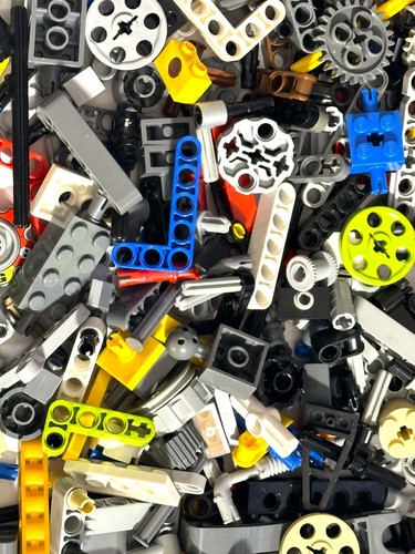 LEGO 100 Random TECHNIC Small Parts Mix Only Bulk Lot Pieces Free Shipping !! - Picture 8 of 18
