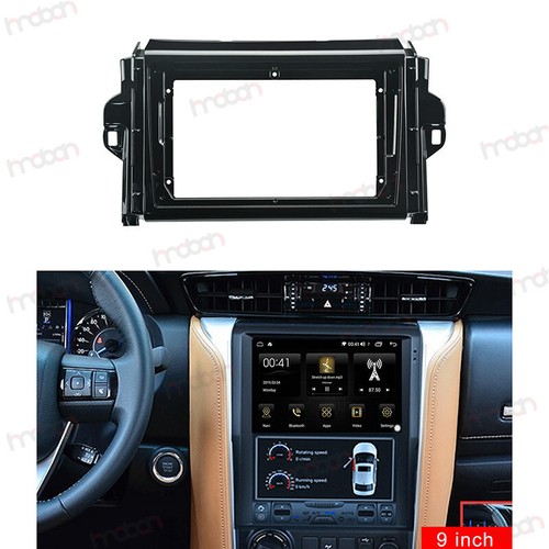 9''Car Radio Stereo Dash Frame Fascia Trim w/Harness for Toyota Fortuner 2015~18 - Bild 3 von 9