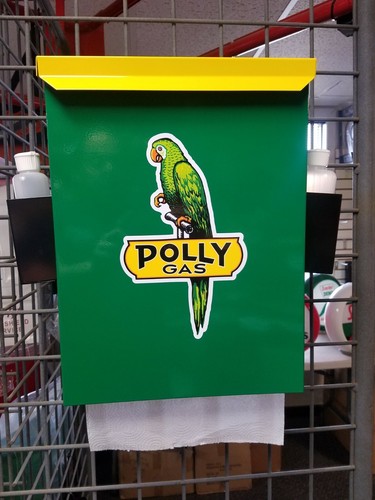 POLLY GAS 1950S GAS OIL STATION TOWEL BOX DISPENSER NEW - Picture 1 of 5