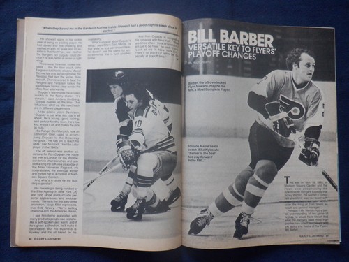 Hockey Illustrated Apr. 1981 Bossy, Liut, Derlago, Barber, Esposito, Shutt, Beck - Picture 10 of 24