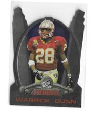 1997 Press Pass Combine Checklist Warrick Dunn #45 Florida State