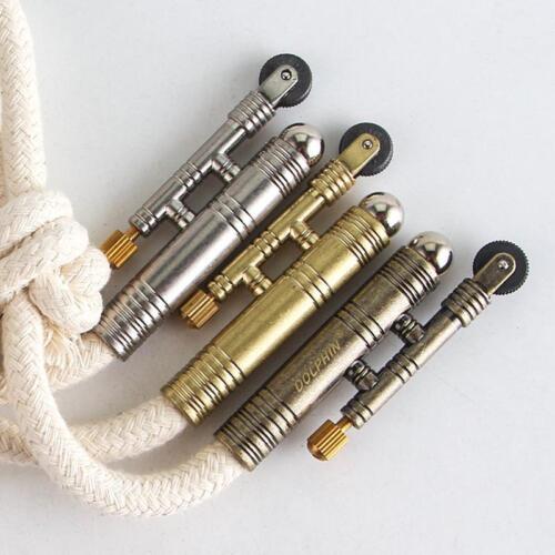 Portable Metal Windproof Kerosene Match Rope Lighter Outdoor Camping Survival - Picture 11 of 14