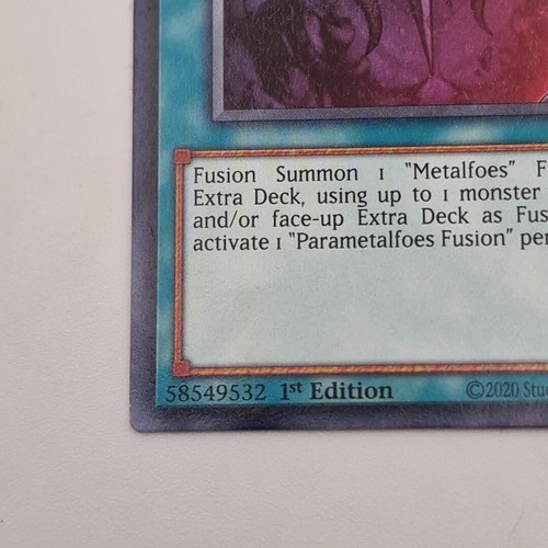 Yu-Gi-Oh! Parametalfoes Fusion - Blazing Vortex Deck BLVO-EN061 Common - Imagen 10 de 15