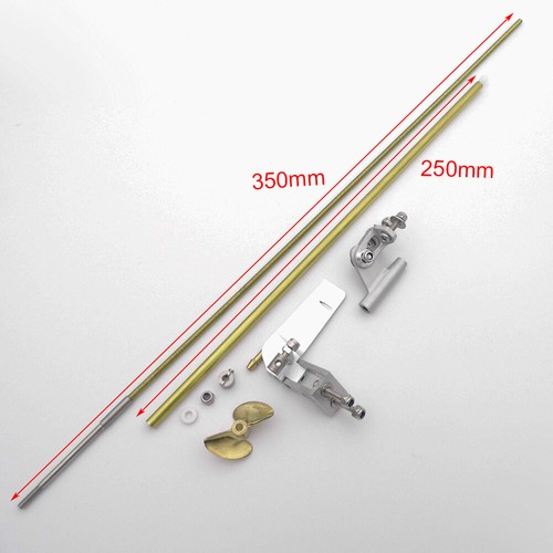 RC Speed Boat 3.175mm 1/8" Flex Cable shaft & 2835 KV3300 Motor Rudder Propeller - Picture 4 of 10