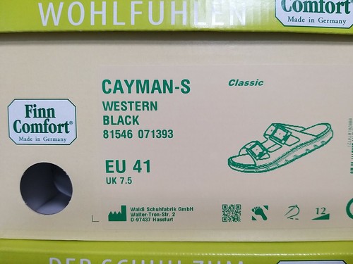 Finn Comfort Cayman - s schwarz Western! soft Wechsel Fußbett incl. Schuhbeutel - Bild 6 von 6