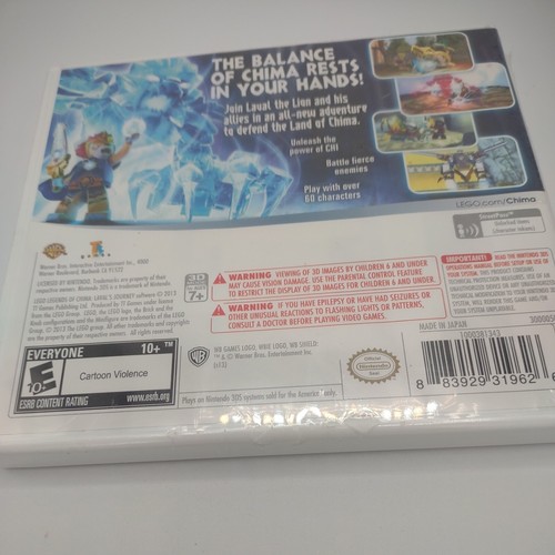LEGO Legends of Chima: Laval's Journey (Nintendo 3DS 2d 2013) Japan New Sealed - Picture 6 of 8