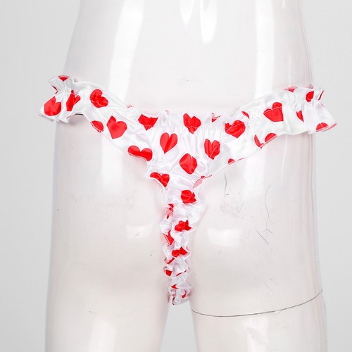 Herren Dessous Micro Tanga Slip Rüschen Low Rise Bikini Unterwäsche Höschen - Bild 47 von 65