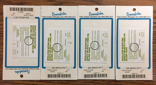 Swagelok SS-4BGO-K5-T Gasket Kit for BK, BKT, 4UK, 6UK & 8UK Series Bellows Seal - Picture 4 of 4