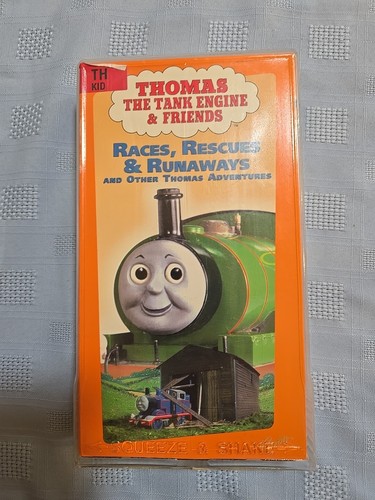 Thomas and Friends - Races, Rescues, and Runaways VHS 1999 Alec Baldwin Train