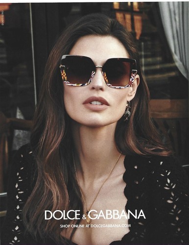 Dolce & Gabbana, Half Print Sunglasses, Print Ad with Model | eBay Dolce & Gabbana, Half Print Sunglasses, Print Ad with Model | eBay