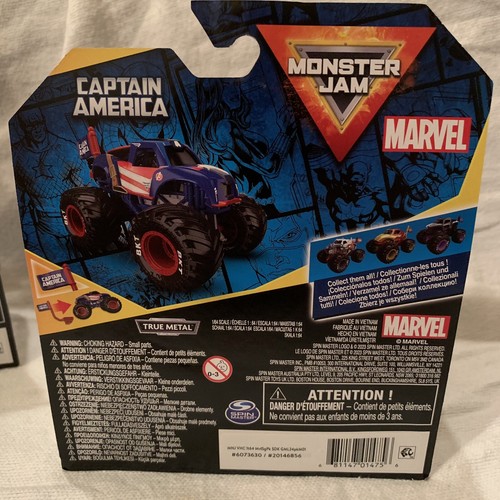 Monster Jam 2024 Marvel Series 1 Monster Trucks COMPLETE SET OF 4 - IN HAND - Picture 8 of 9