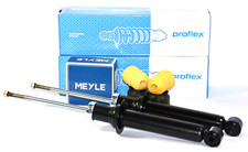 2x PROFLEX STOßDÄMPFER + MEYLE PROTECTION KIT HINTEN BMW 5er E60