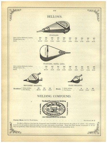 1902 PAPER AD 10 PG Blacksmith's Tools Drills Bellow Buffalo Forge Prospector - Picture 2 of 10