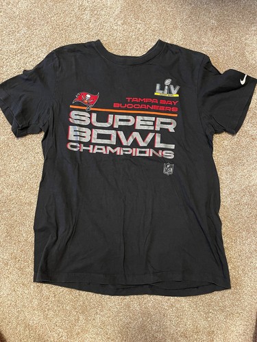 Camiseta Nike NFL Super Bowl LV Champions Tampa Bay Buccaneers Gris Mediana - Imagen 1 de 3
