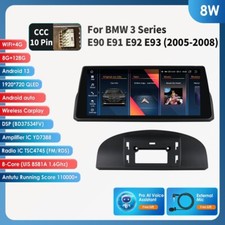 10.25" Android 13 8-Core 8 128GB Car GPS Stereo Head Unit For BMW 3 er E90 CCC