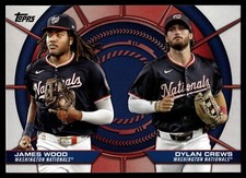 2025 Topps Series 2 #DD-6 James Wood Dylan Crews Dynamic Duos