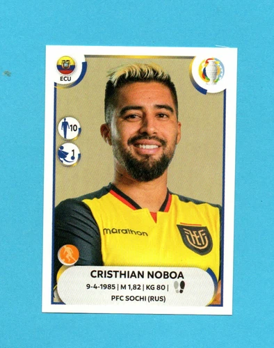 COPA AMERICA 2021-PANINI-Figurina n.ECU21- NOBOA - ECUADOR -NEW VELINA
