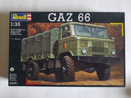 Bausatz eines GAZ 66 der NVA von Revell in 1/35 in ungeöffneter Verpackung